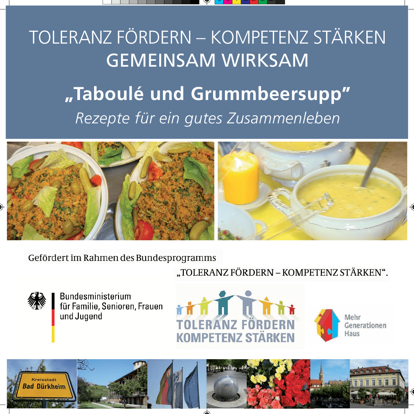 Cover von "Taboulé und Grummbeersupp". Rezepte für ein gutes Zusammenleben