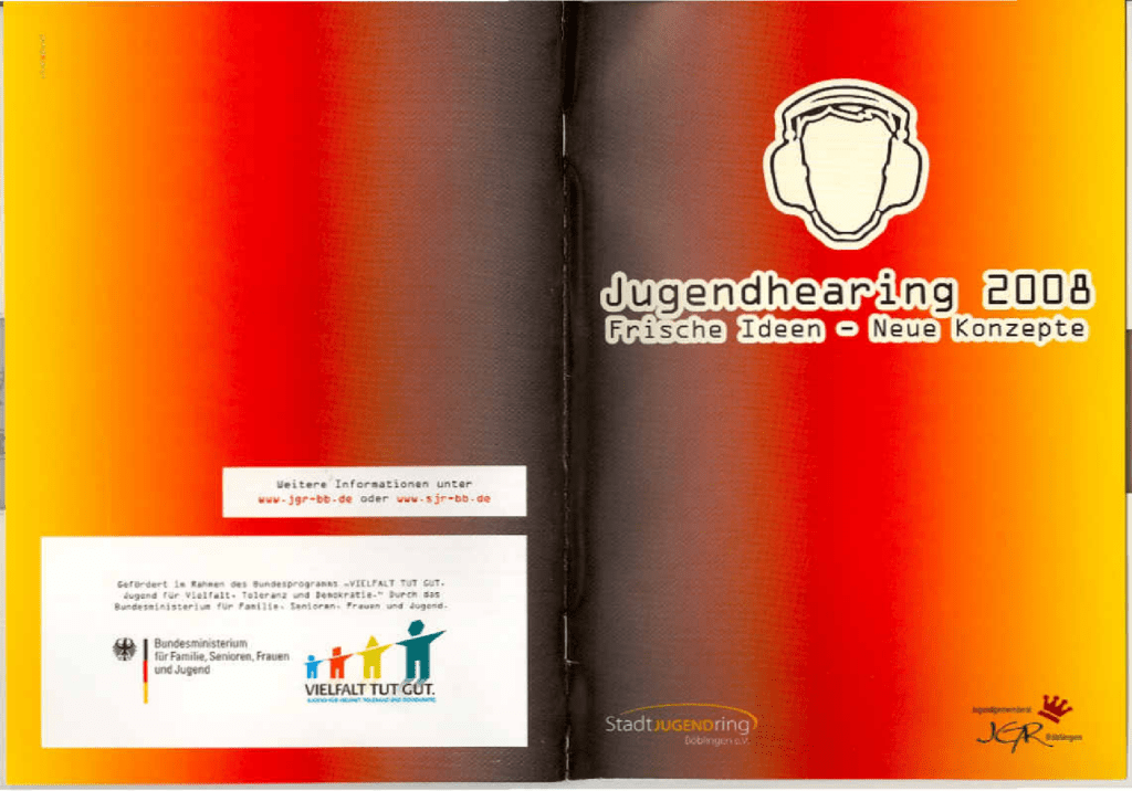 Cover von Jugendhearing 2008. Frische Ideen – Neue Konzepte