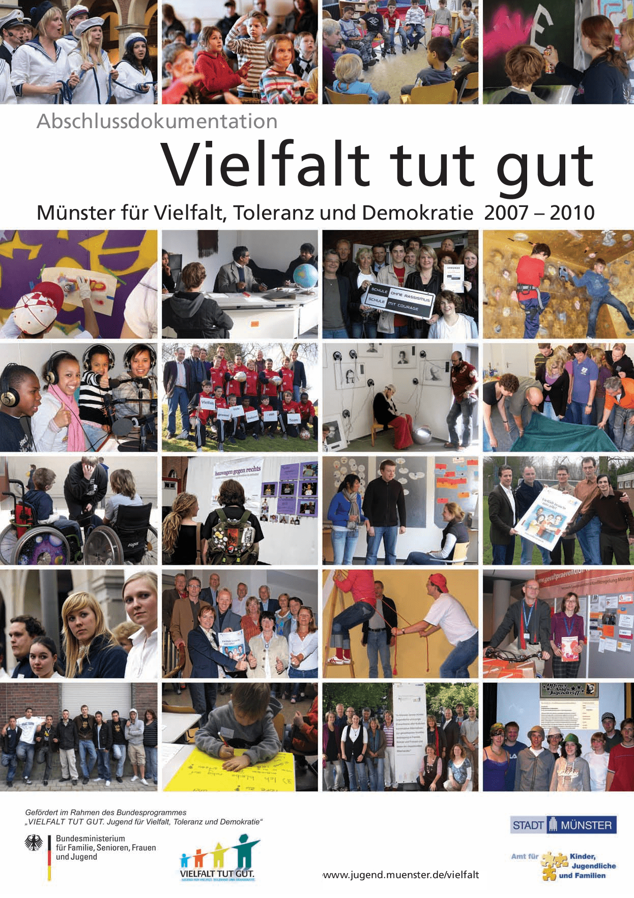 Cover von Abschlussdokumentation Vielfalt tut gut – Münster für Vielfalt, Toleranz und Demokratie 2007 – 2010