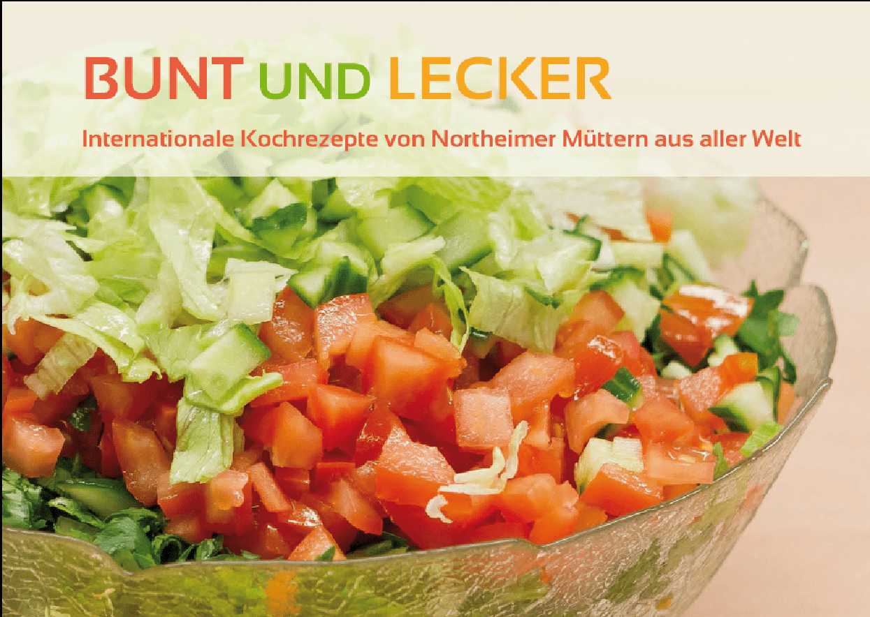 Cover von Bunt und lecker. Internationale Kochrezepte von Northeimer Müttern aus aller Welt