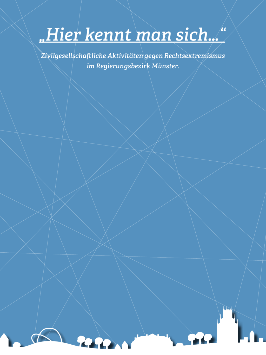 Cover von "Hier kennt man sich…" Zivilgesellschaftliche Aktivitäten gegen Rechtsextremismus im Regierungsbezirk Münster