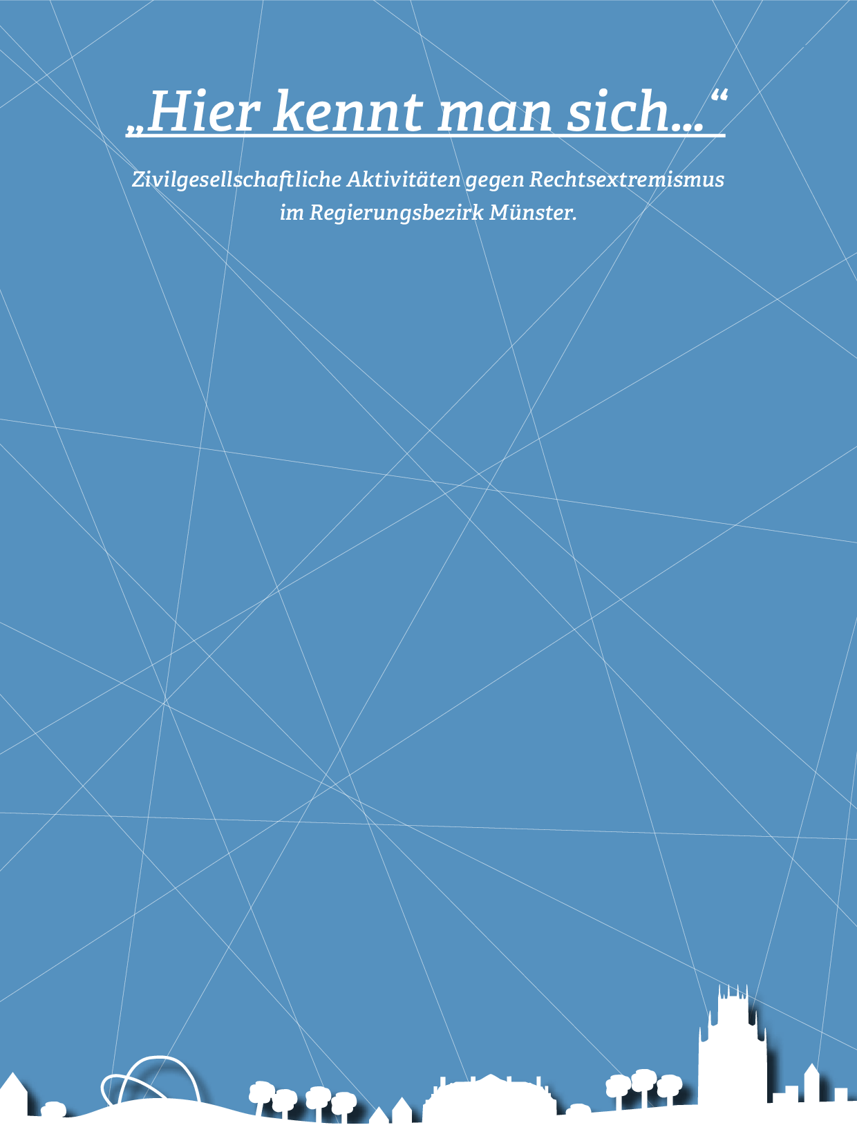 Cover von "Hier kennt man sich…" Zivilgesellschaftliche Aktivitäten gegen Rechtsextremismus im Regierungsbezirk Münster