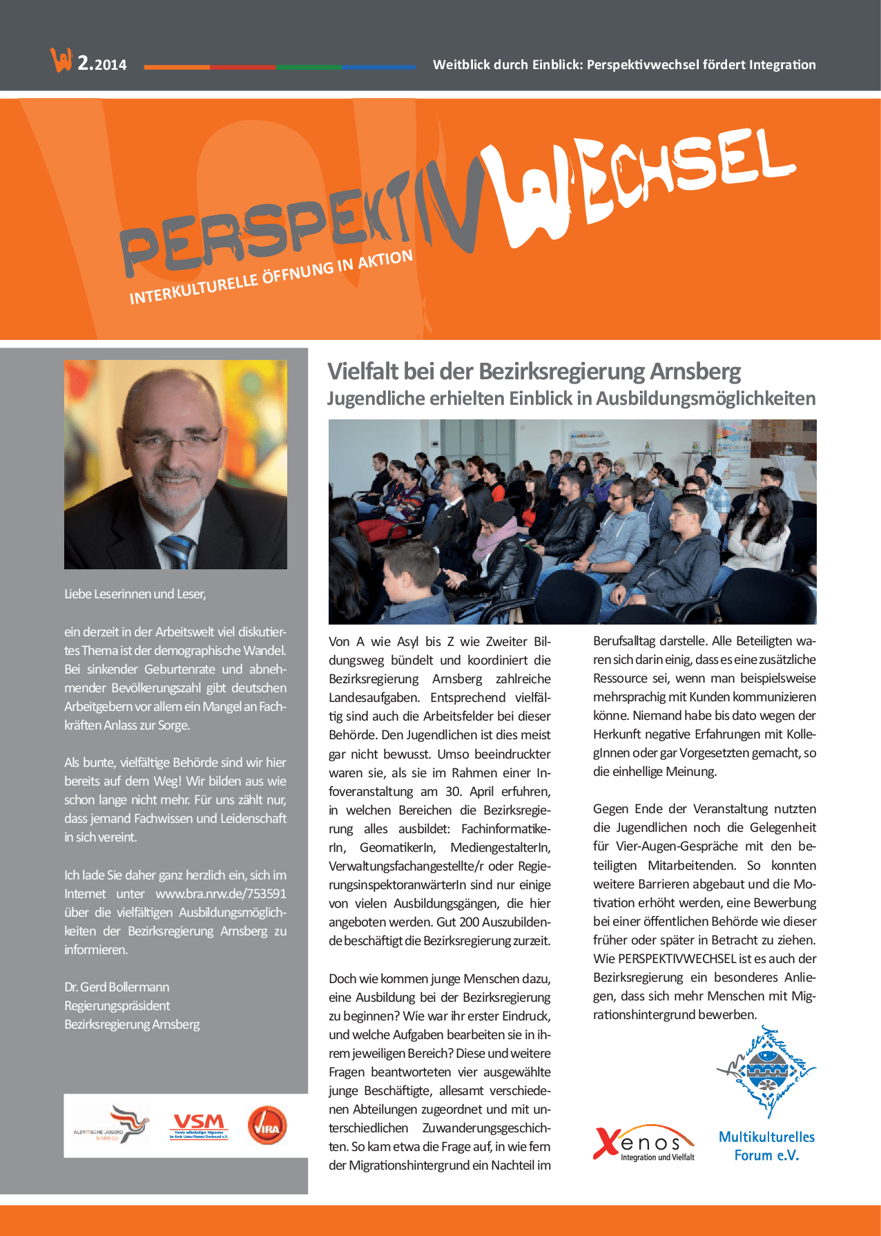Cover von Perspektivwechsel. Interkulturelle Öffnung in Aktion 2.2014