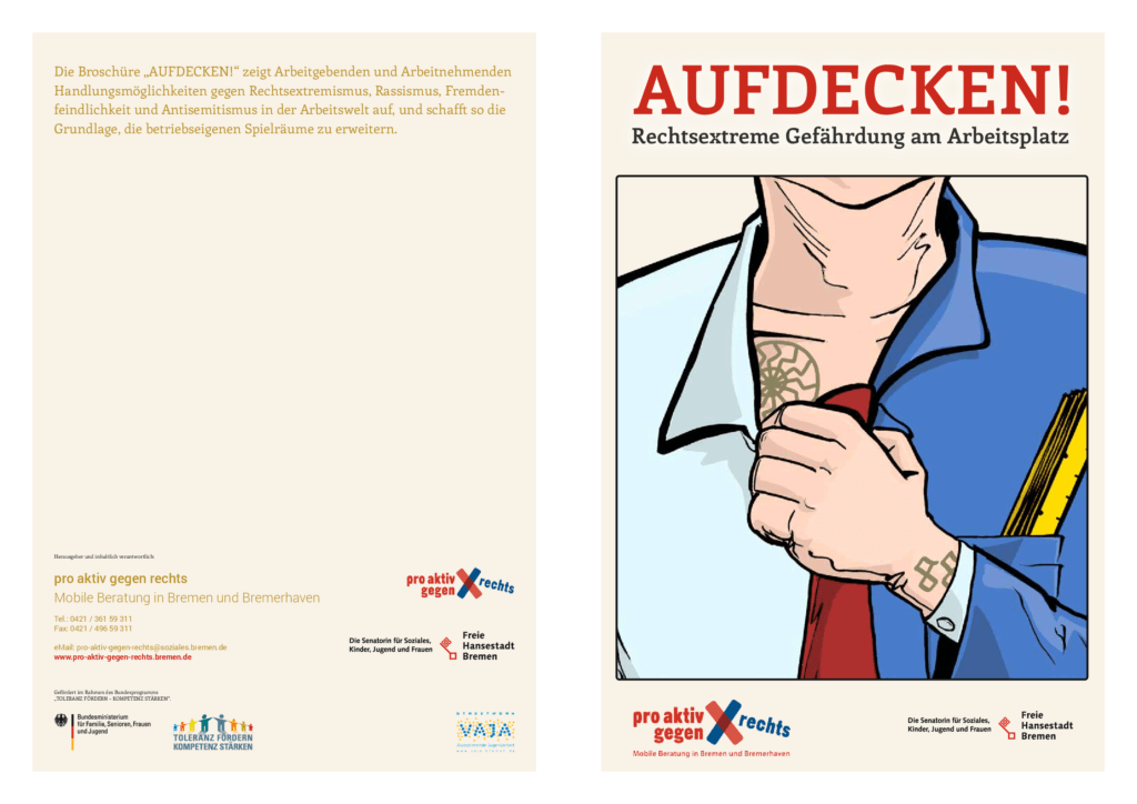 Cover von Aufdecken! Rechtsextreme Gefährdung am Arbeitsplatz