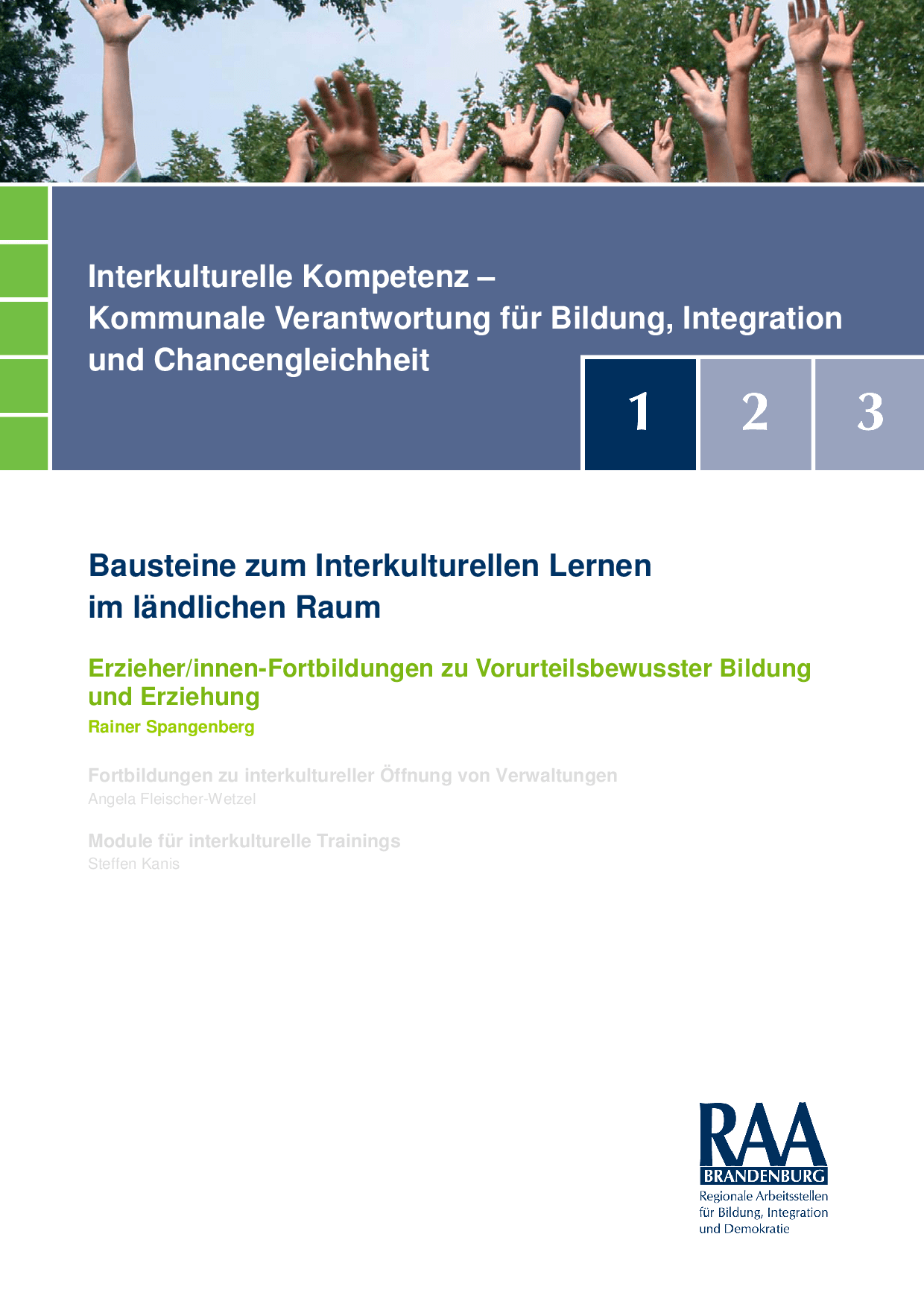 Cover von Bausteine zum Interkulturellen Lernen im ländlichen Raum: Erzieher/innen-Fortbildungen zu Vorurteilsbewusster Bildung und Erziehung