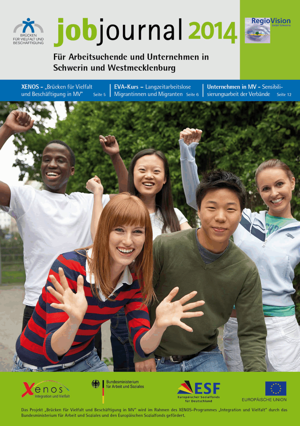 Cover von Jobjournal 2014. Für Arbeitsuchende, Migrant/inn/en und Unternehmen in Schwerin und Westmecklenburg