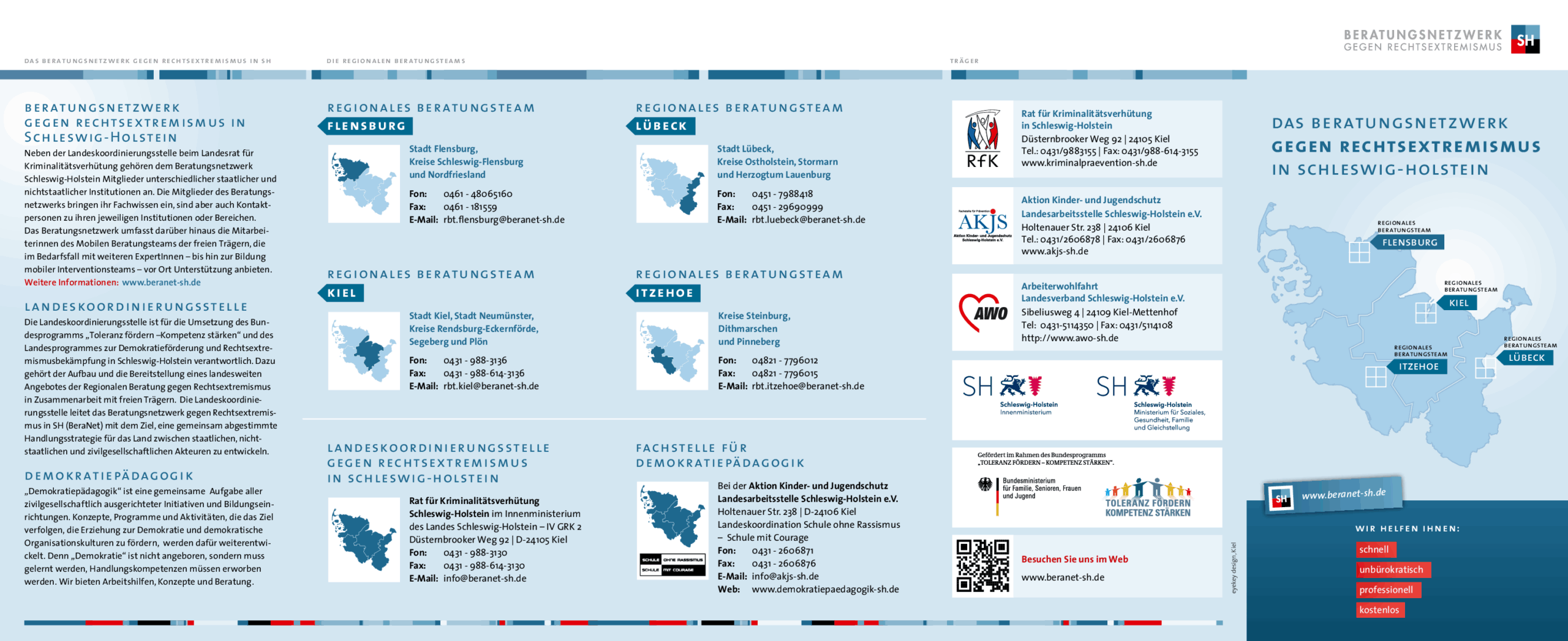 Cover von Das Beratungsnetzwerk gegen Rechtsextremismus in Schleswig-Holstein