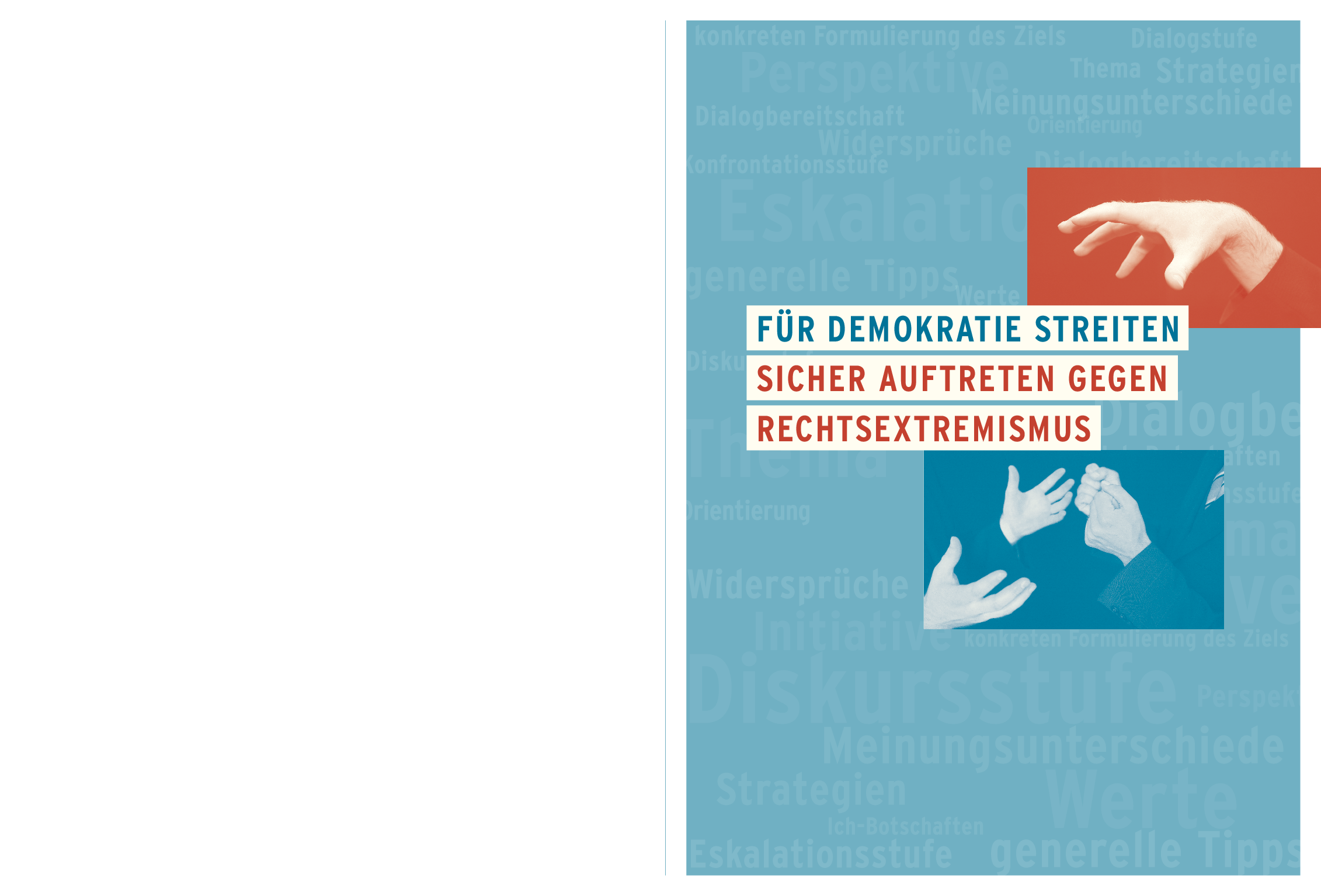 Cover von Für Demokratie streiten. Sicher Auftreten gegen Rechtsextremismus