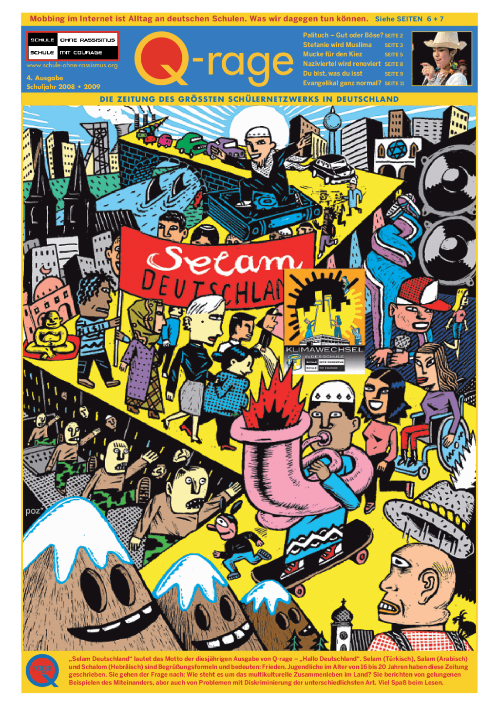 Cover von Q-Rage Die Zeitung des größten Schülernetzwerks in Deutschland 4. Ausgabe