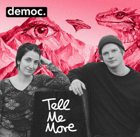 Cover von dem Podcast #TellMeMore-Familie und Freund*innen von Verschwörungsgläubigen stärken.