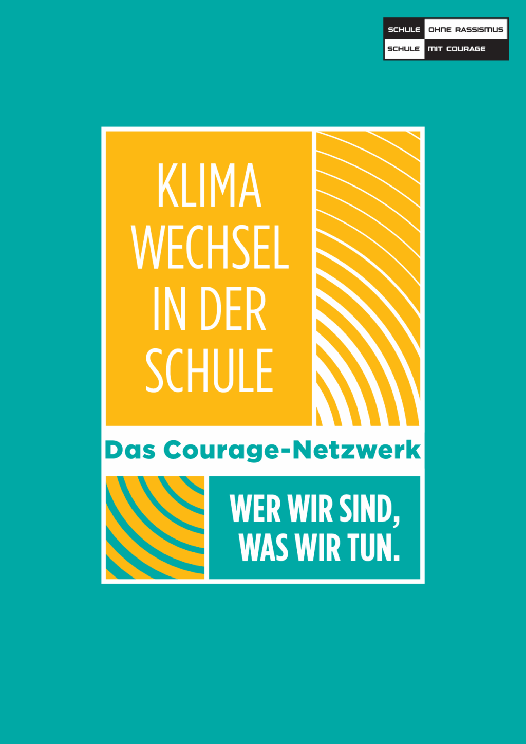 Cover von Klimawechsel in der Schule. Das Courage-Netzwerk. Wer wir sind, was wir tun.