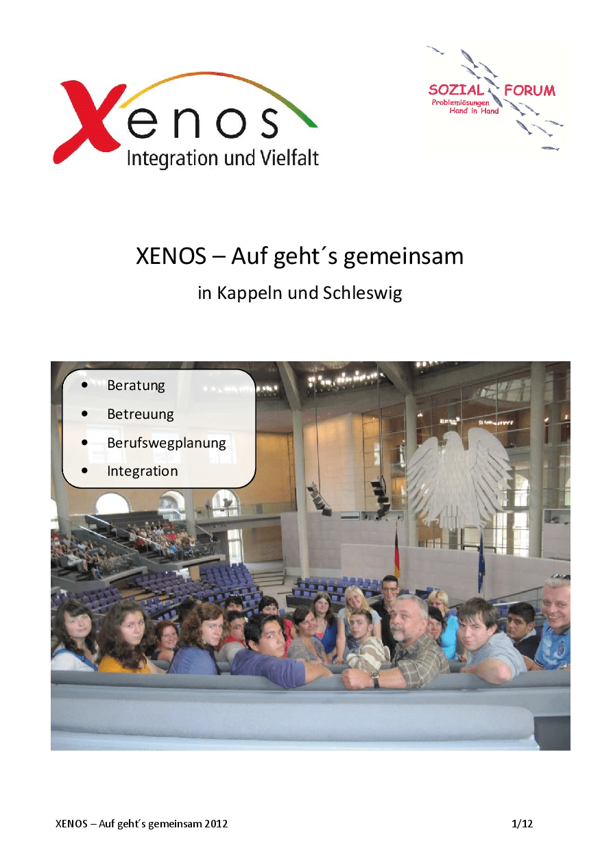 Cover von XENOS – Auf geht’s gemeinsam in Kappeln und Schleswig