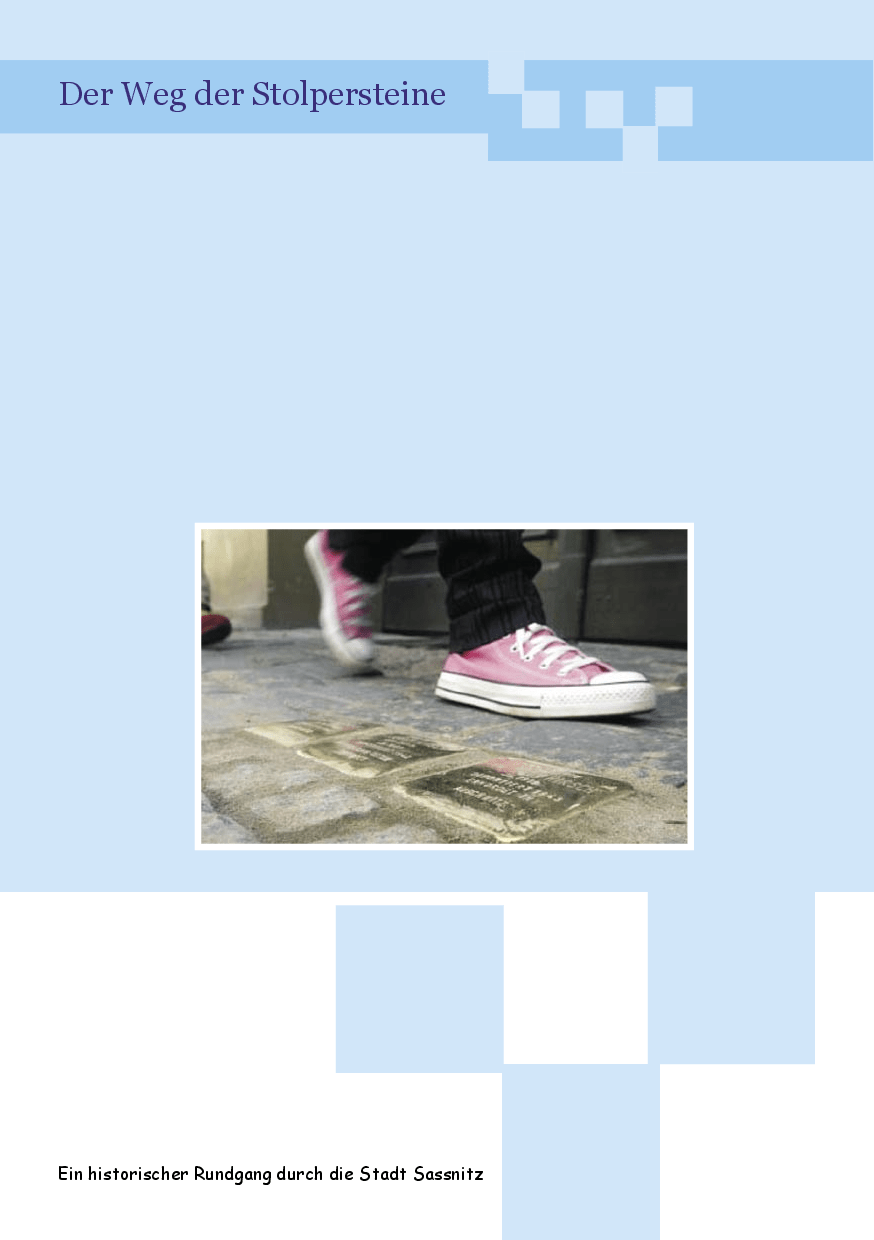 Cover von Der Weg der Stolpersteine. Ein historischer Rundgang durch die Stadt Sassnitz