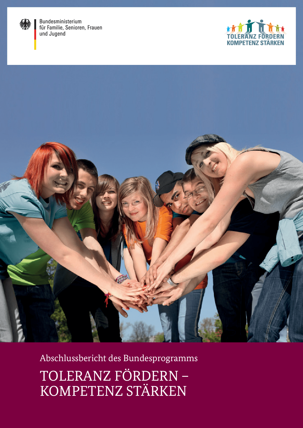 Cover von Abschlussbericht des Bundesprogramms TOLERANZ FÖRDERN – KOMPETENZ STÄRKEN