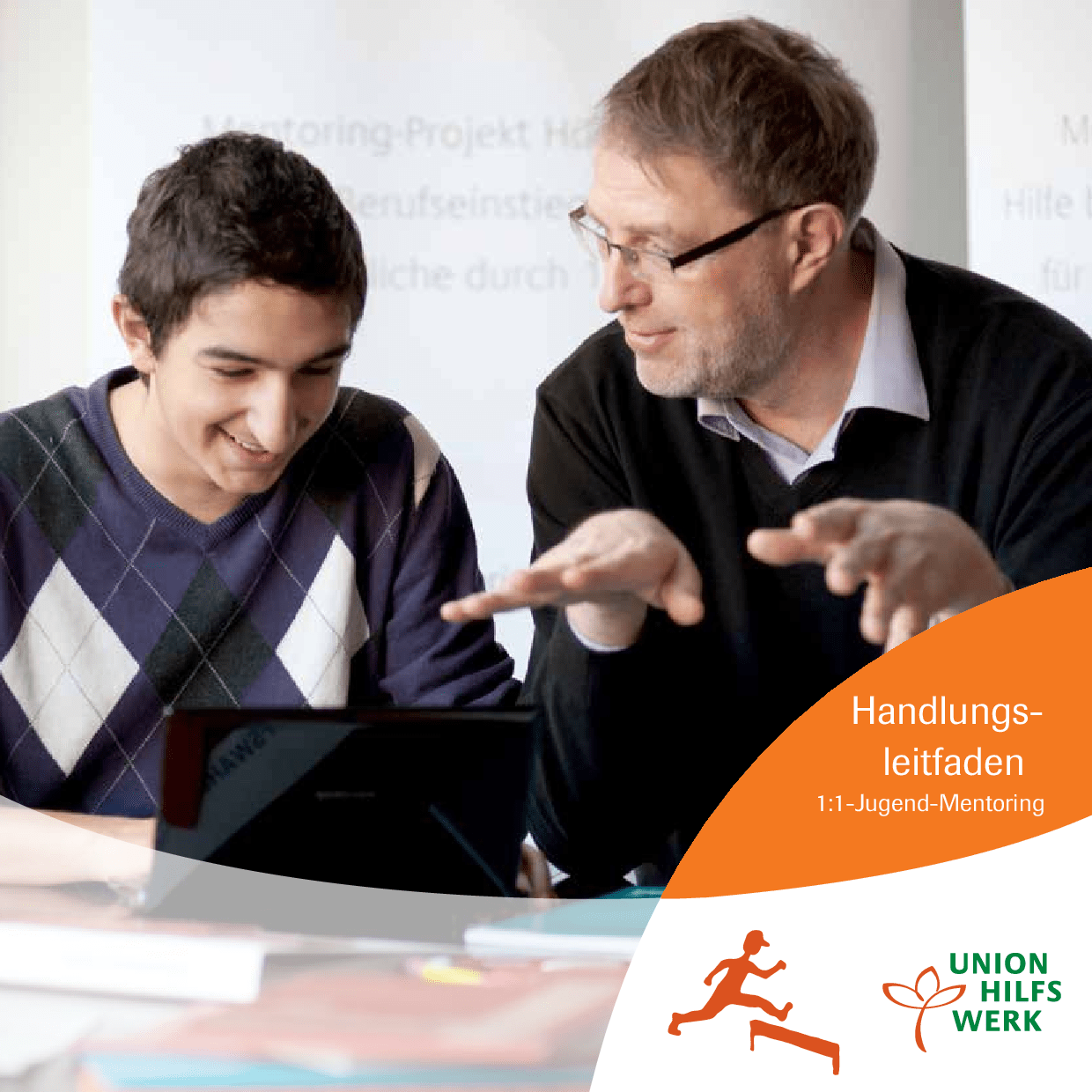 Cover von Handlungsleitfaden. 1:1-Jugend-Mentoring