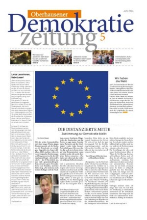 Cover von 5. Ausgabe der Oberhausener Demokratiezeitung