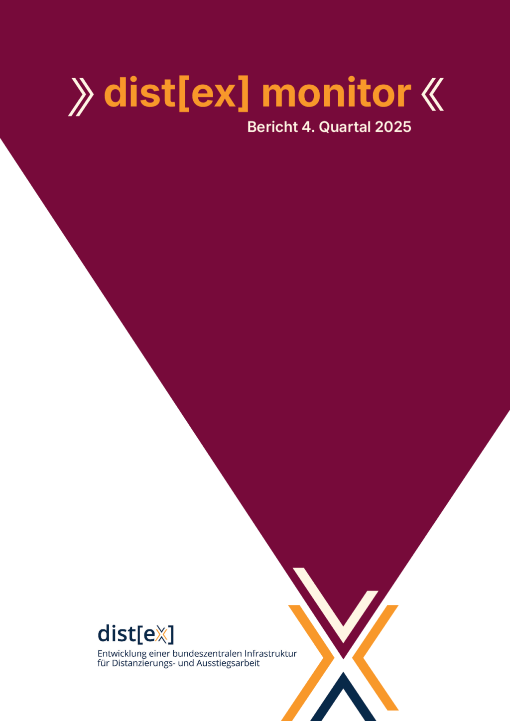 Cover von dist[ex] monitor. Bericht 4. Quartal 2025