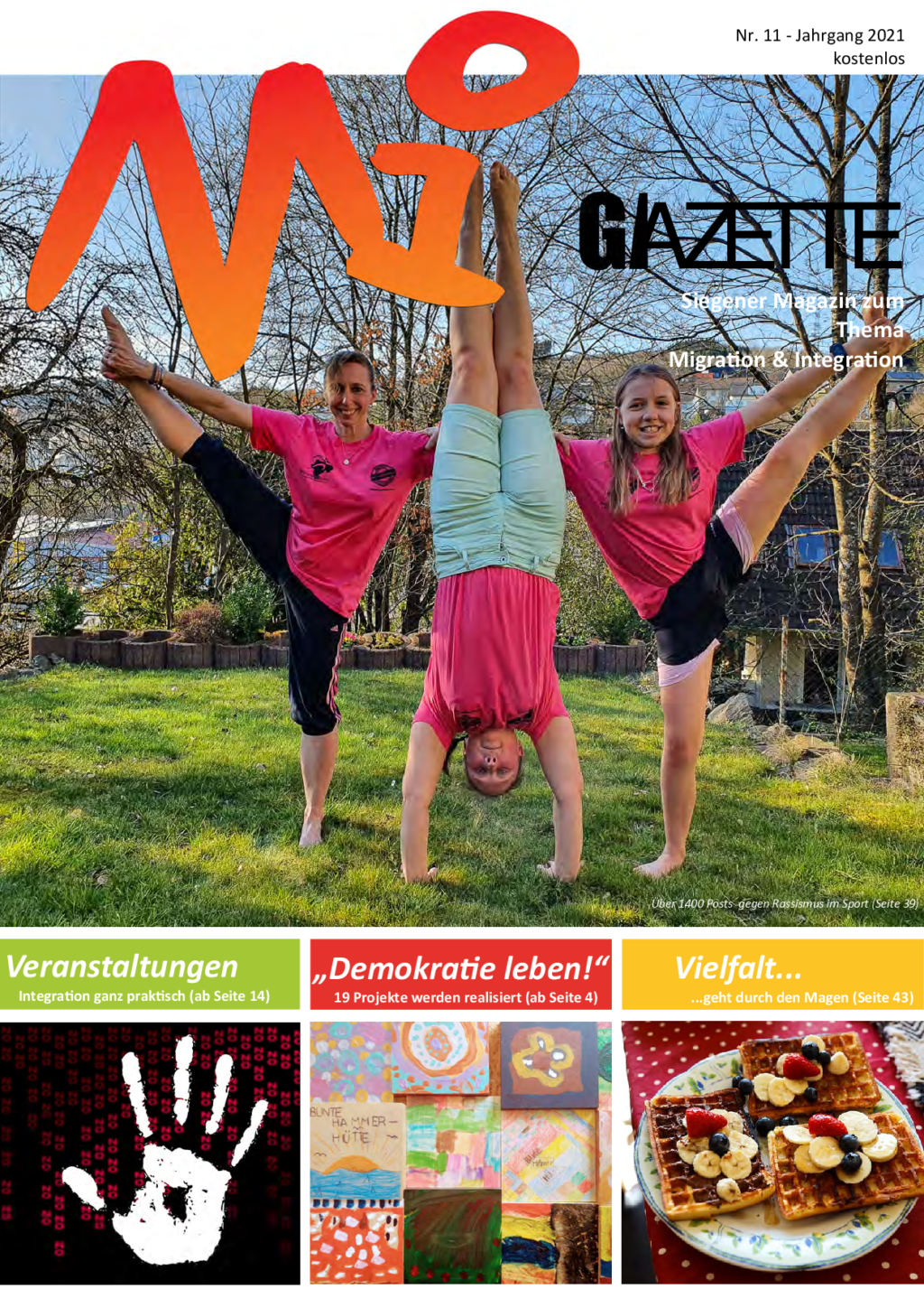 Cover von Migazette Nr. 11. Siegener Magazin zum Thema Migration & Integration