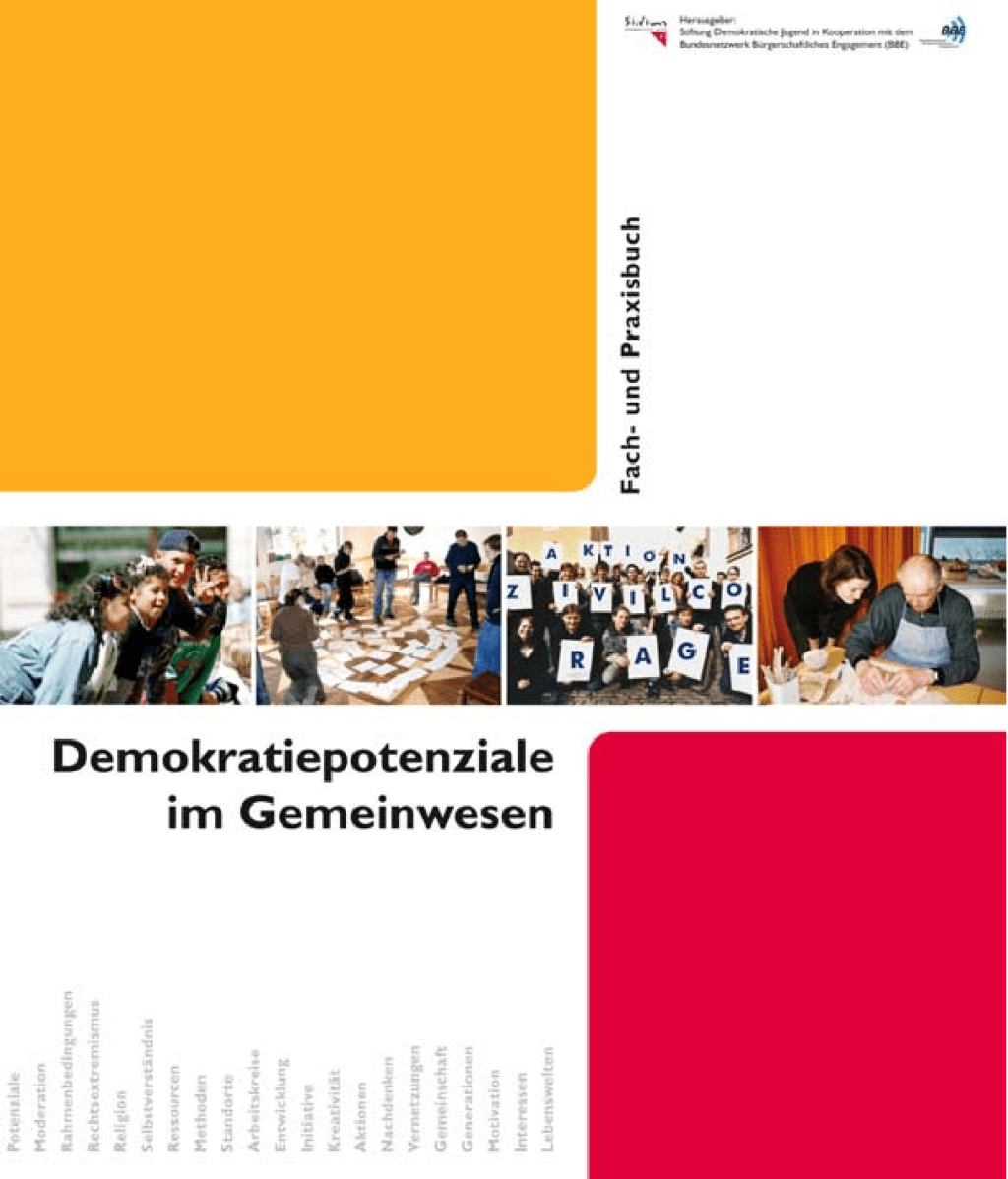 Cover von Demokratiepotenziale im Gemeinwesen. Fach- und Praxisbuch