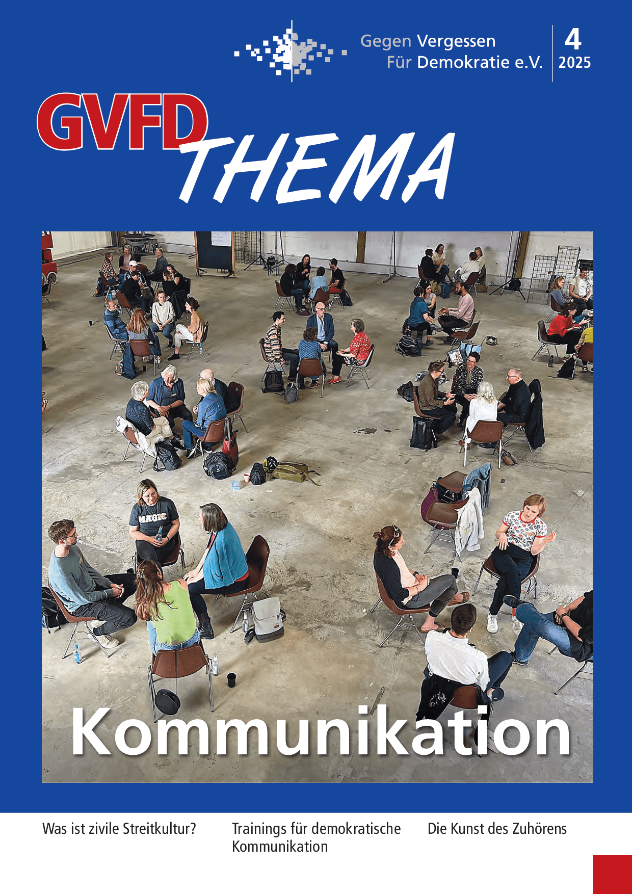 Cover von GVFD Thema 4/2025: Kommunikation
