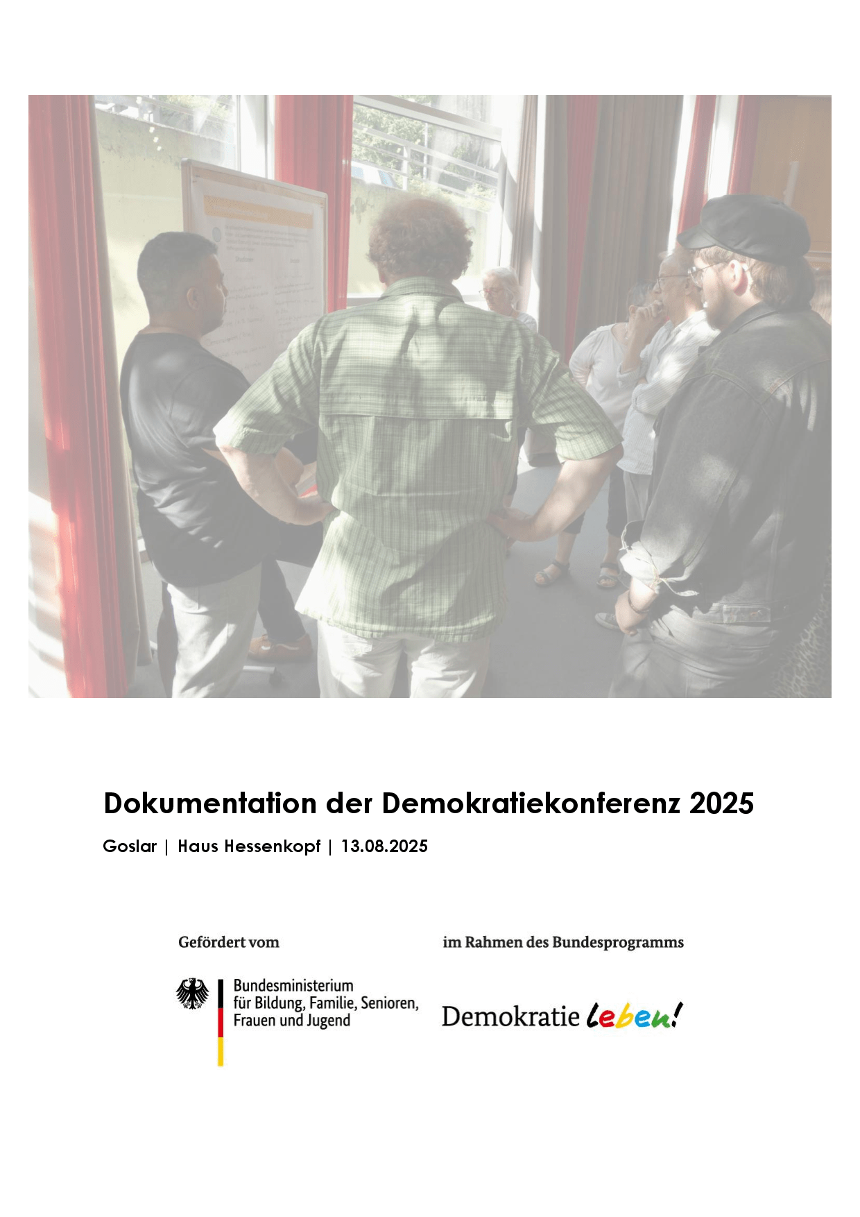 Cover von Dokumentation der Demokratiekonferenz 2025