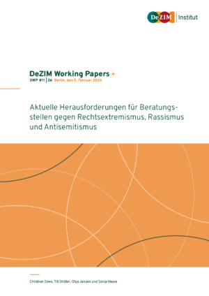 Cover von Aktuelle Herausforderungen für Beratungsstellengegen Rechtsextremismus, Rassismusund Antisemitismus