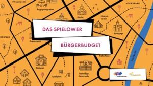 Cover der Präsentation zum Planspiel "Das Spielower Bürgerbudget"