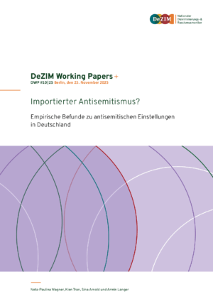 Cover von Importierter Antisemitismus? Empirische Befunde zu antisemitischen Einstellungen in Deutschland