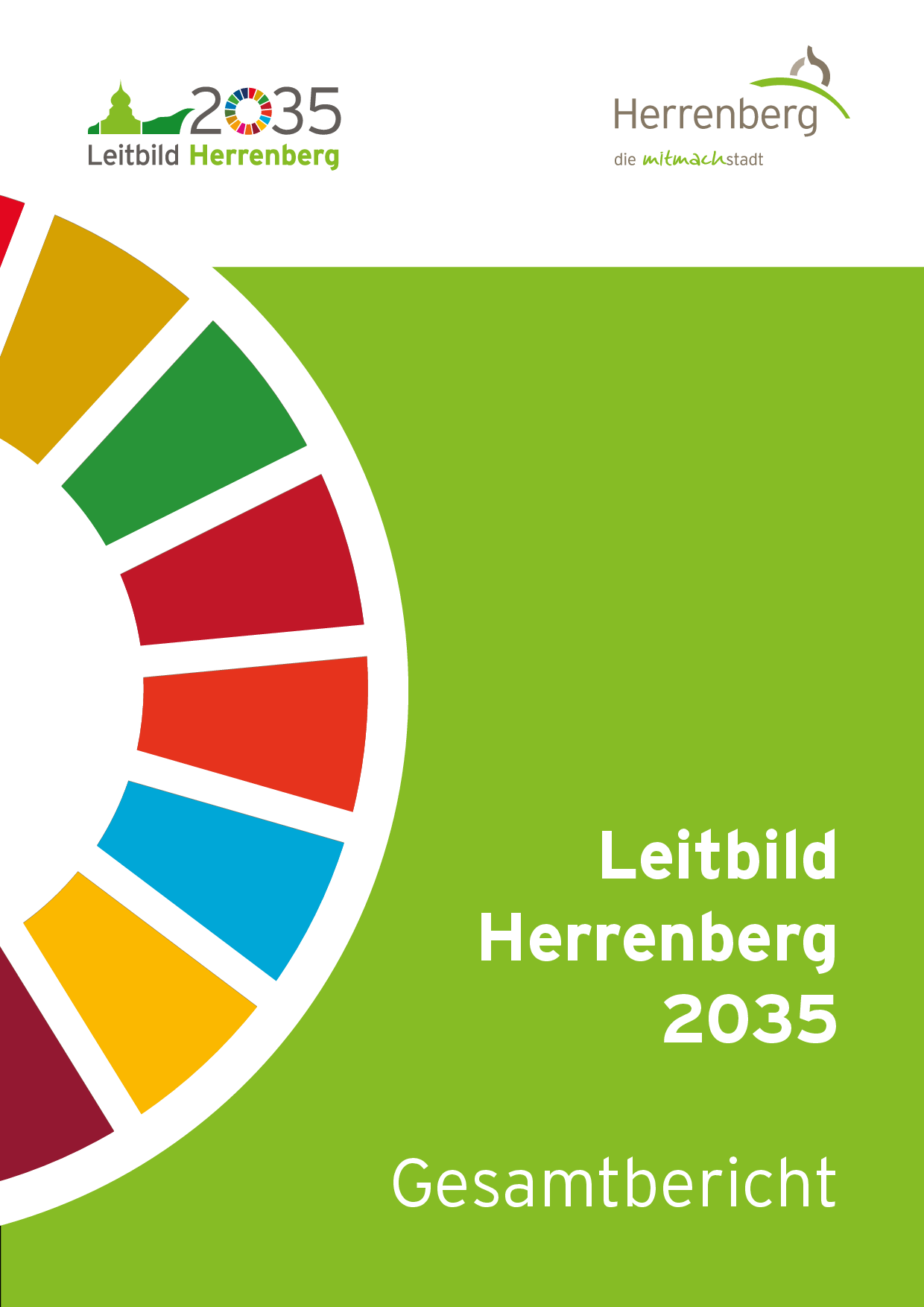 Cover von Leitbild Herrenberg 2035 Gesamtbericht