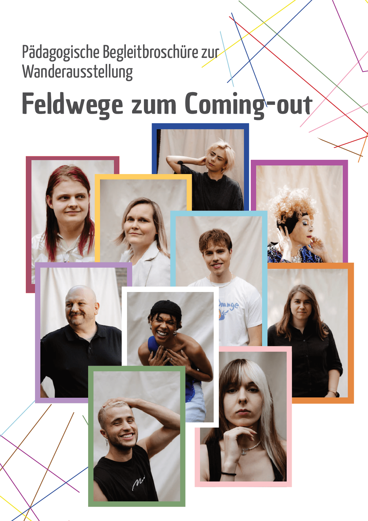 Cover von Pädagogische Begleitbroschüre zur Wanderausstellung Feldwege zum Coming-out