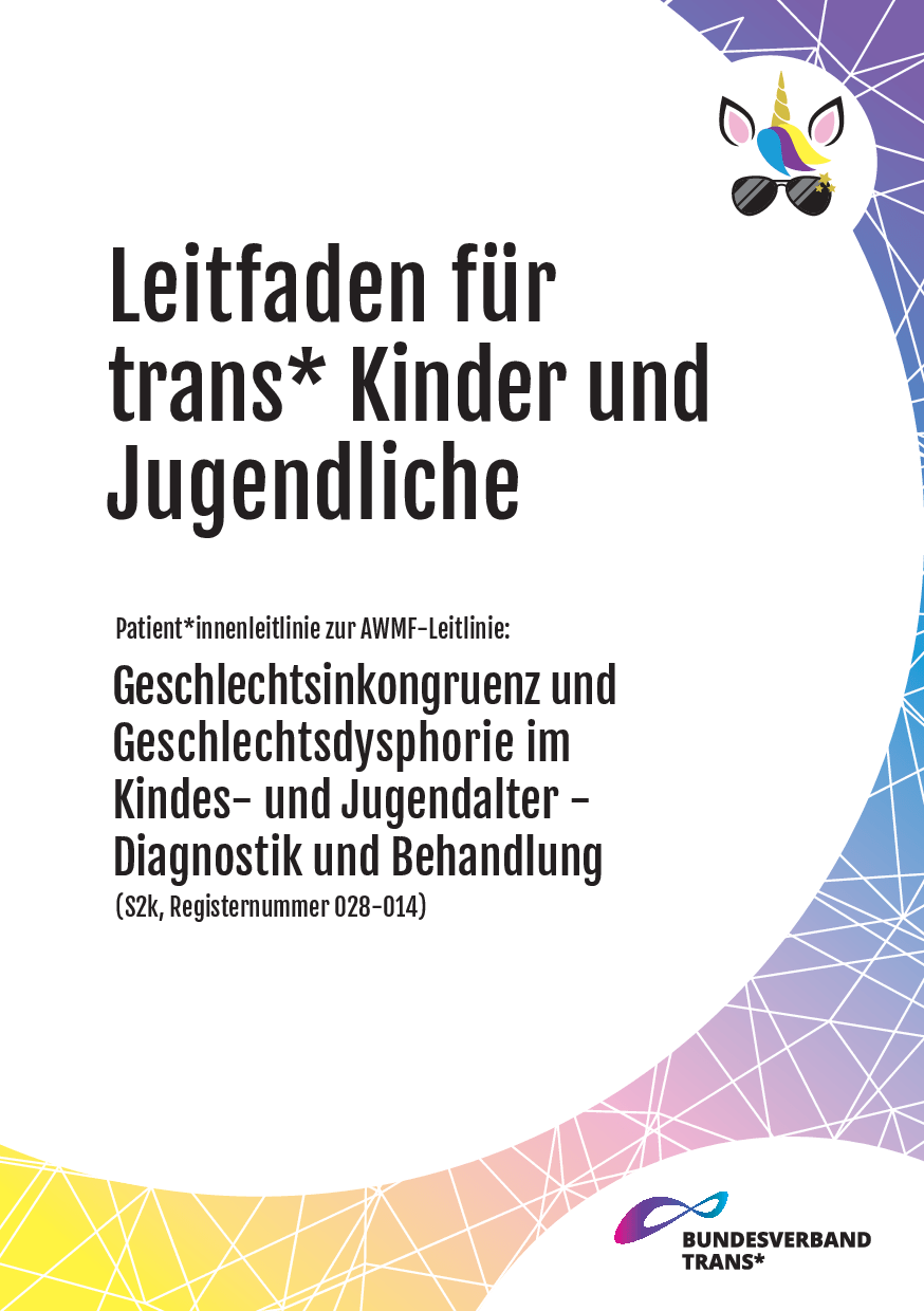 Cover von Mehr Selbst-Bestimmung für trans, inter und nicht-binäre Menschen Infos zum Selbst-Bestimmungs-Gesetz