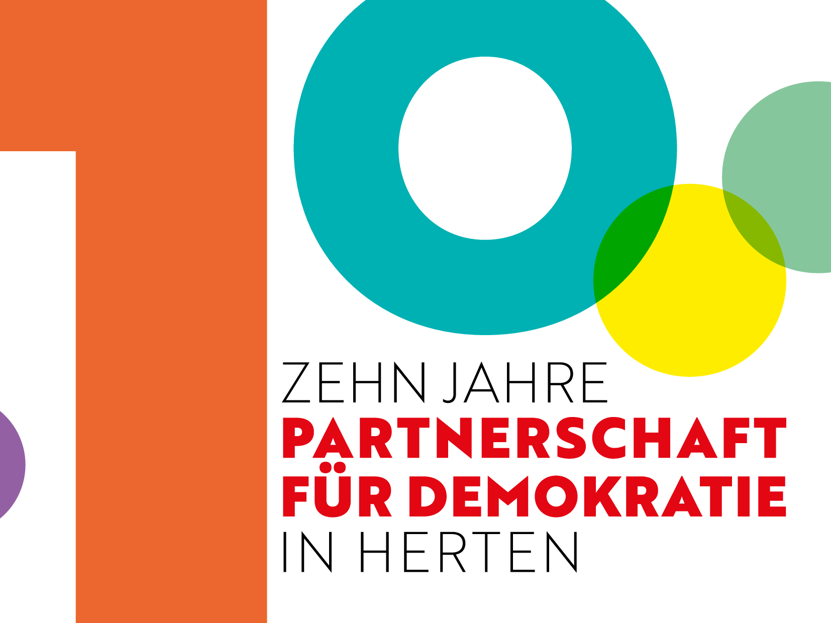Cover von Zehn Jahre "Partnerschaft für Demokratie Herten"