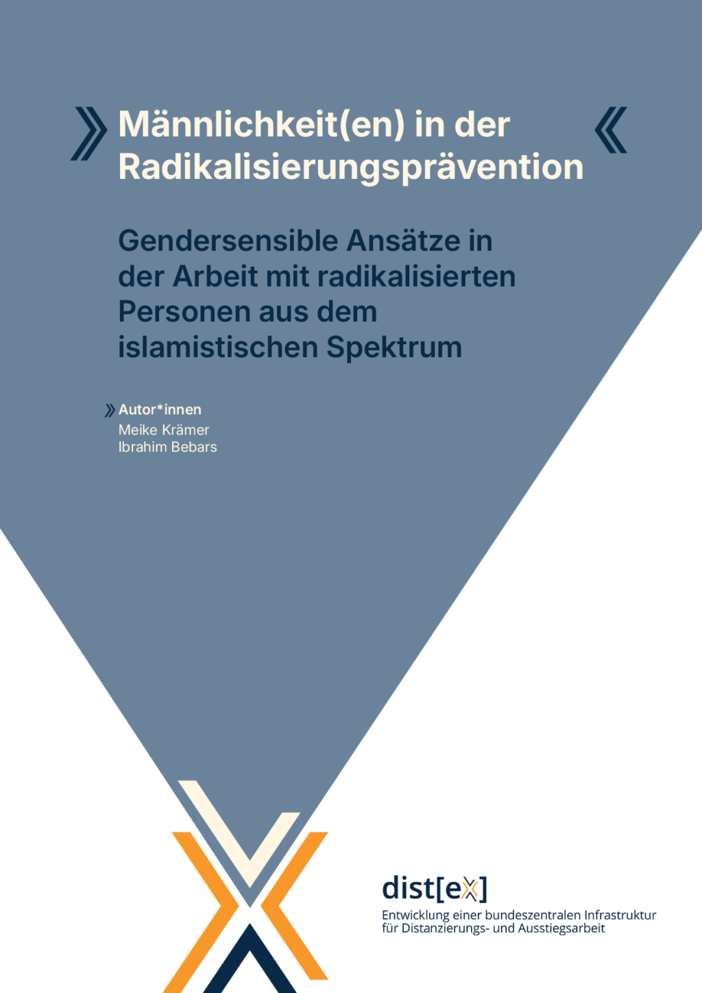 Cover von Männlichkeit(en) in der Radikalisierungsprävention. Gendersensible Ansätze in der Arbeit mit radikalisierten Personen aus dem islamistischen Spektrum