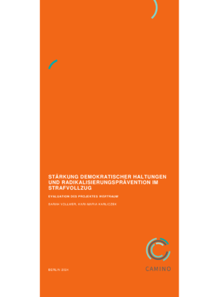 Cover von Stärkung demokratischer Haltungen und Radikalisierungsprävention im Strafvollzug. Evaluation des Projektes Wertraum