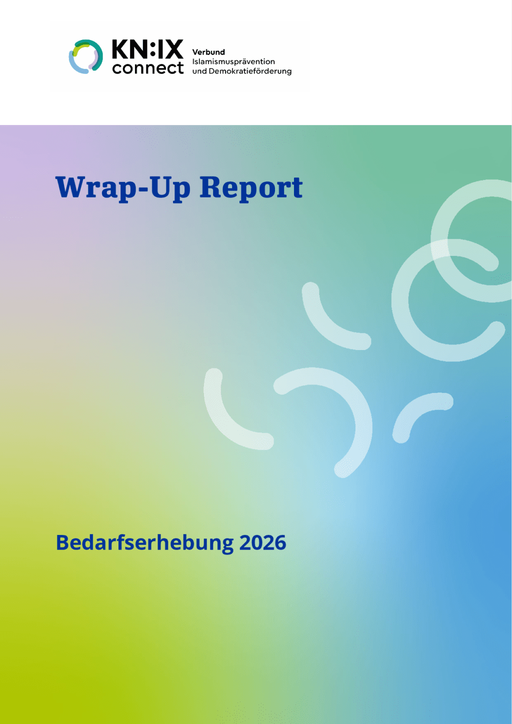 Cover von Wrap-Up Report Bedarfserhebung 2026