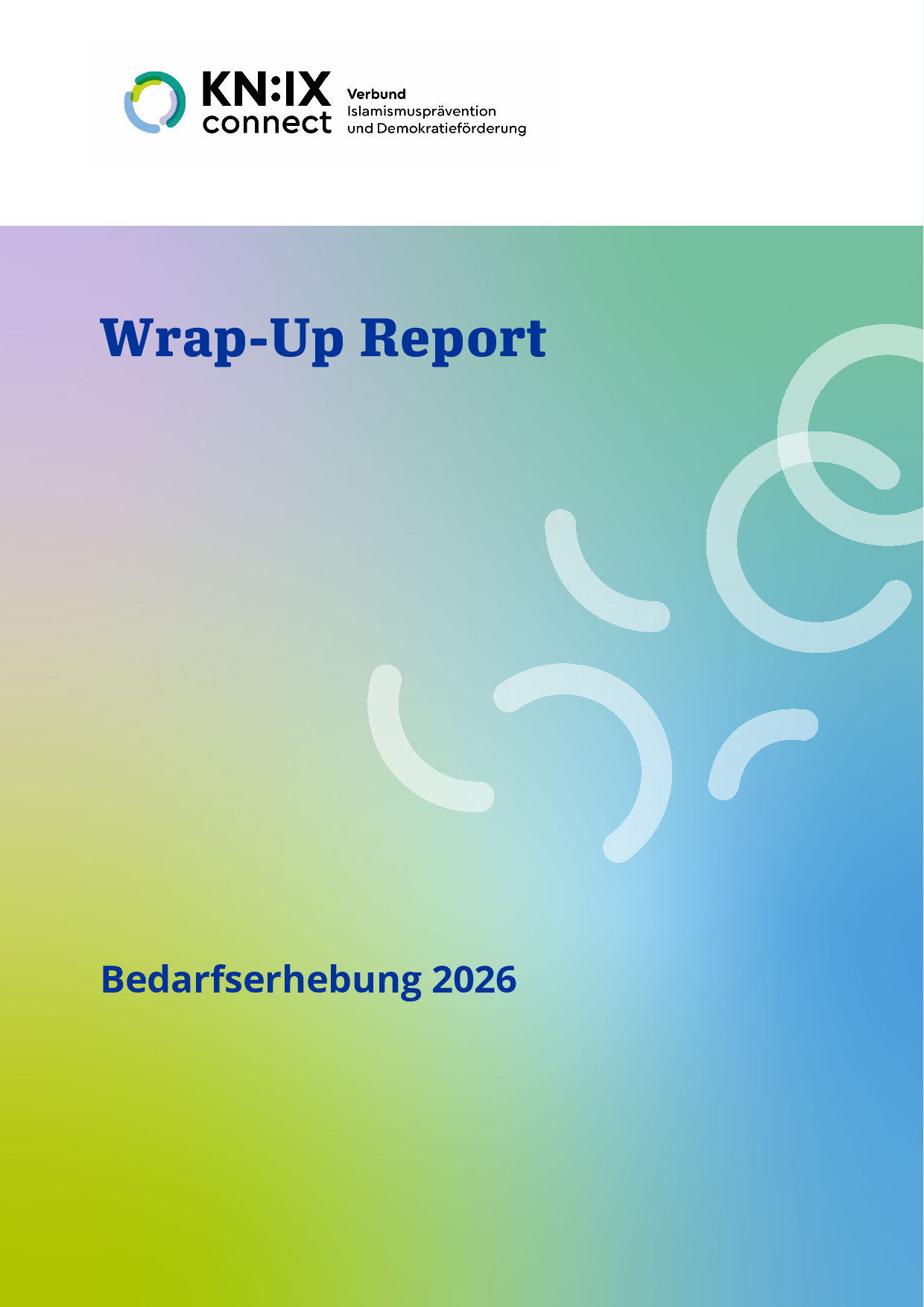 Cover von Wrap-Up Report Bedarfserhebung 2026