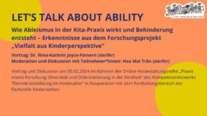 Let's Talk about Ability